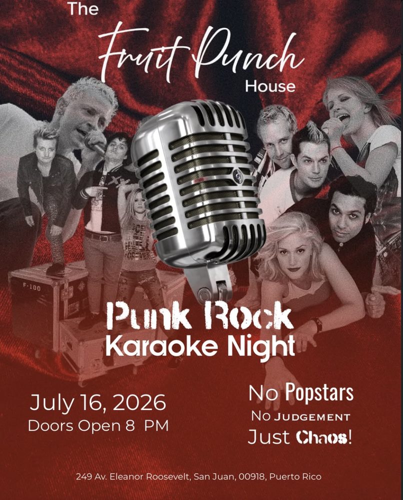 Punk Rock Karaoke Night poster