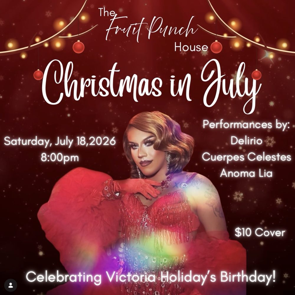 Christmas in July, Victoria Holiday's Birthday poster