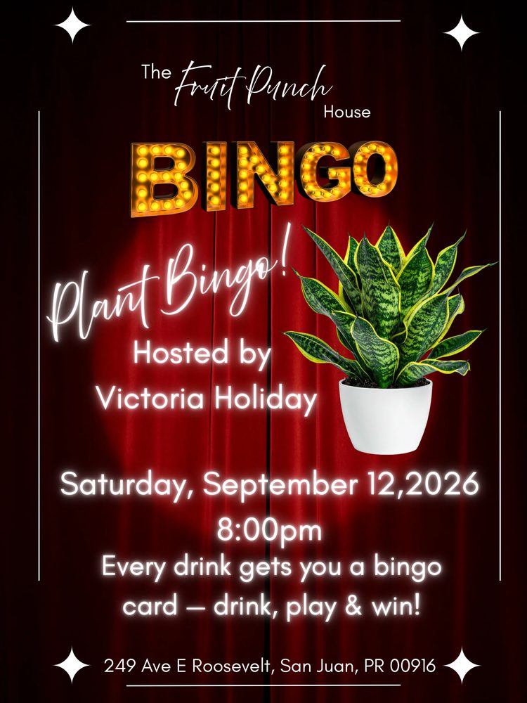 Plant Bingo poster