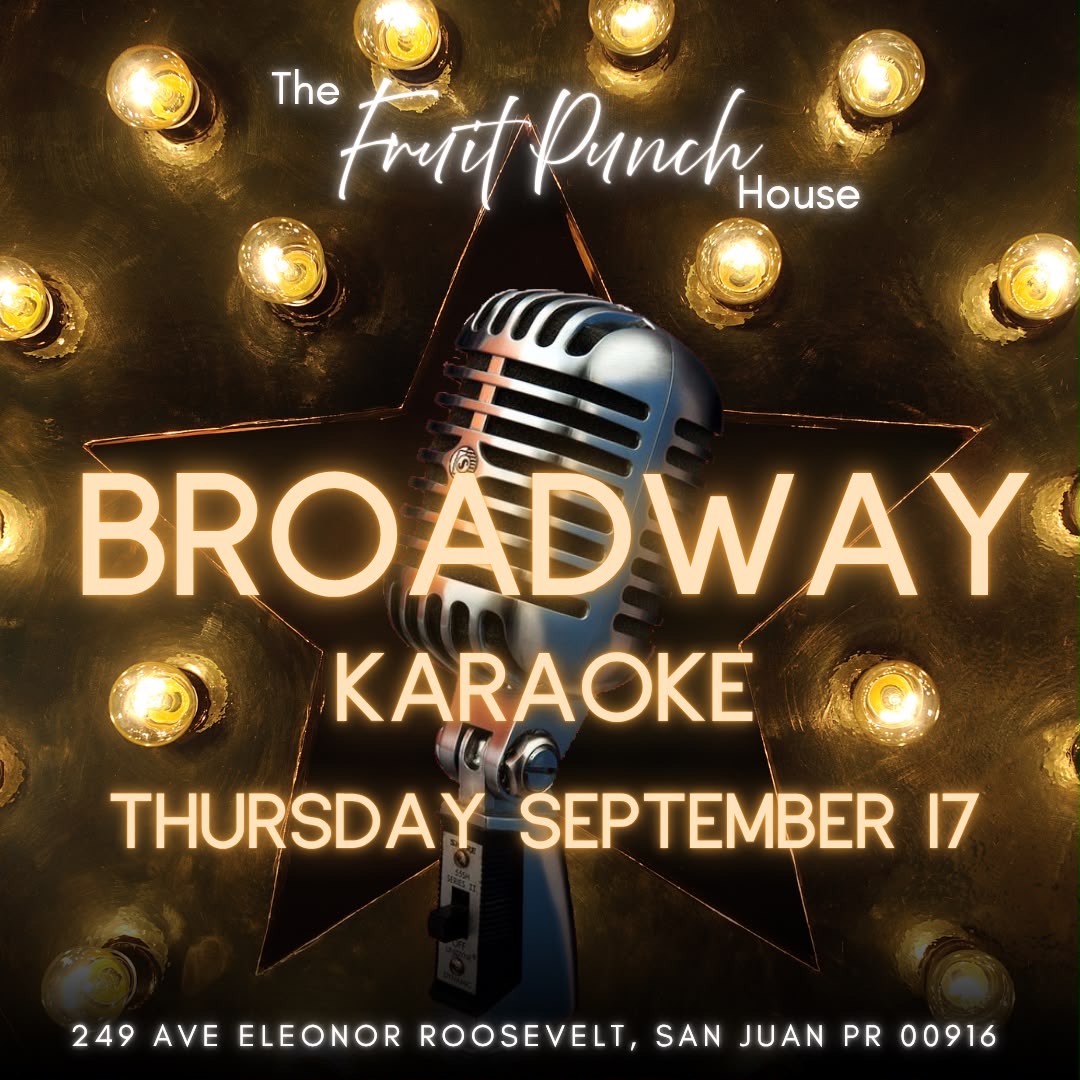 Broadway Karaoke poster