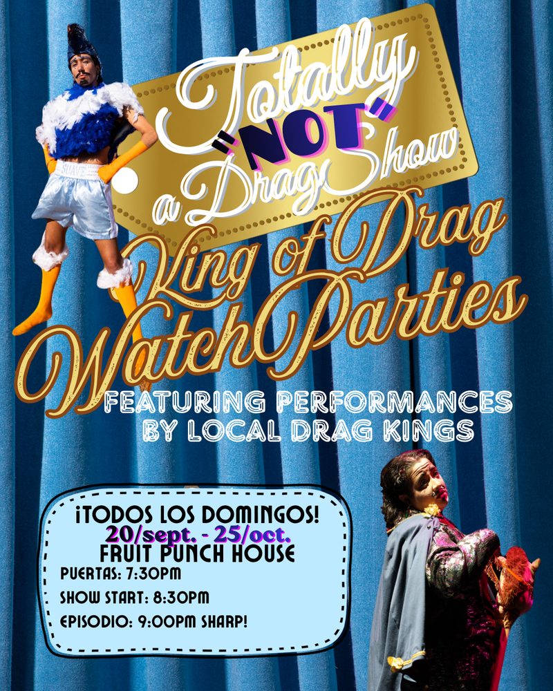 King of Drag Watch Party poster